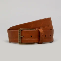 Rip Curl Double Stitch Belt Brown