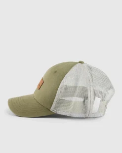 Quiksilver Down The Hatch Trucker Cap Aloe Clearance