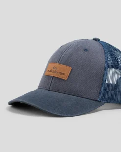 Quiksilver Down The Hatch Trucker Cap India Ink Discount