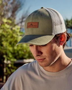 Quiksilver Down The Hatch Trucker Cap Aloe