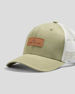 Quiksilver Down The Hatch Trucker Cap Aloe