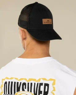 Quiksilver Down The Hatch Trucker Cap Black Hot
