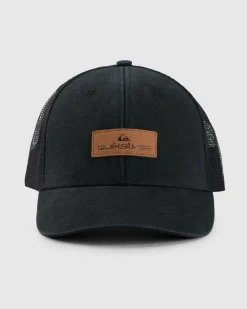 Quiksilver Down The Hatch Trucker Cap Black Hot