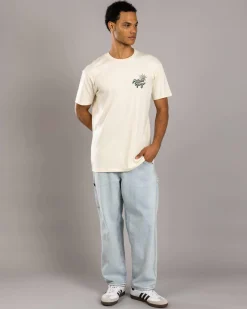 Milton Mango Drop In For A Few T-Shirt Ecru Hot