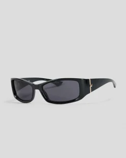 Le Specs Du Jour Sunglasses Black/ Smoke Mono Clearance