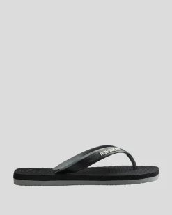 Havaianas Dual Thongs Black/steel Grey Online