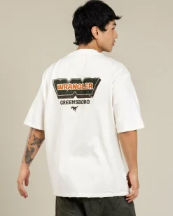 Wrangler Durable Slacker T-Shirt Vintage White Hot