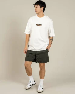 Wrangler Durable Slacker T-Shirt Vintage White Hot