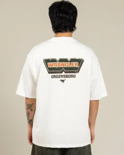 Wrangler Durable Slacker T-Shirt Vintage White Hot