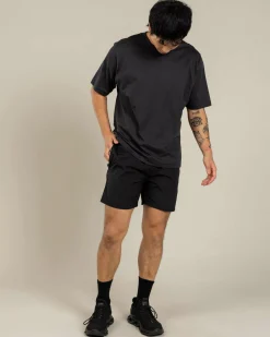 Lucid Echo Elastic Waist Shorts Black Outlet