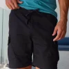 Jacks Edition Elastic Waist Shorts Black Sale