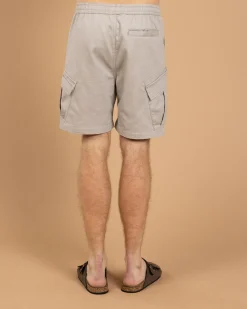 Jacks Edition Elastic Waist Shorts Stone Hot