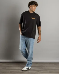 Wrangler Editorial Slacker T-Shirt Worn Black Hot