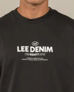 Lee Eighty Nine Baggy T-Shirt Slate Outlet