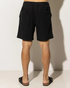 Silent Theory Elastic Patch Pocket Shorts Black