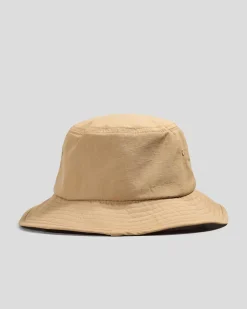 Salty Life Elements Wide Brim Hat Washed Khaki Online