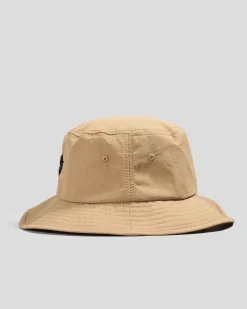 Salty Life Elements Wide Brim Hat Washed Khaki Online