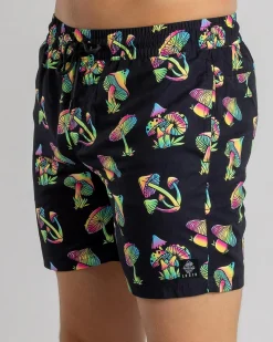 Lucid Elevation Elastic Waist Shorts Black