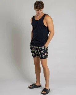 Lucid Elevation Elastic Waist Shorts Black