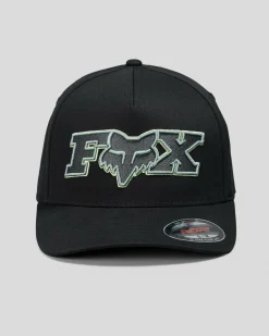 Fox Ellipsoid Flexfit Cap Black/green Clearance