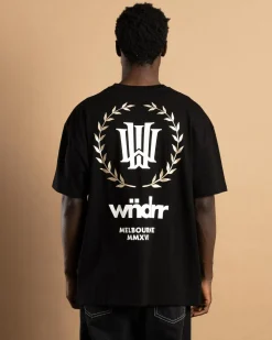 Wndrr Emperor Box Fit T-Shirt Black Outlet