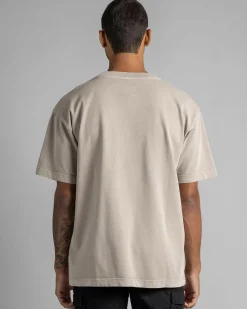 Lucid Encircle T-Shirt Washed Stone Outlet