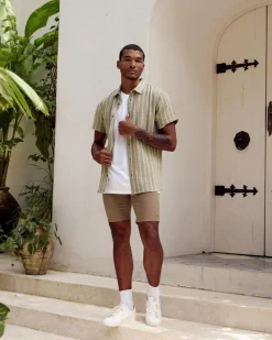Lucid Endure Walk Shorts Tan New