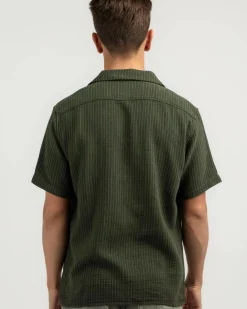 Rhythm Ensenada Short Sleeve Shirt Forest Sale