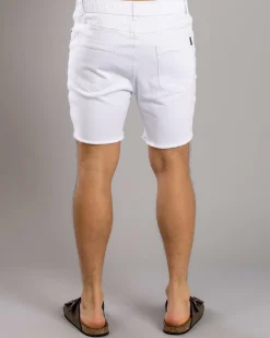 Skylark Ensnare Elastic Waist Shorts Optic White Outlet