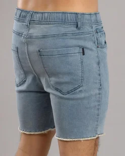 Skylark Ensnare Elastic Waist Shorts Blue