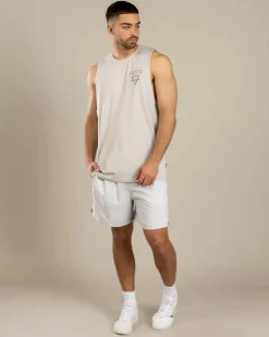 Lucid Envelop Muscle Tank Stone Discount