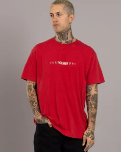 Former Envision T-Shirt Washed Red Discount