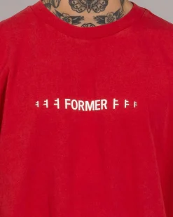 Former Envision T-Shirt Washed Red Discount