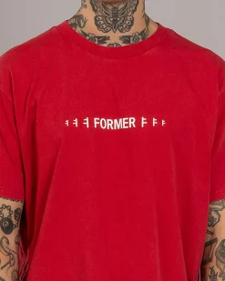 Former Envision T-Shirt Washed Red Discount