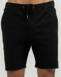 Skylark Erase Drop Crotch Walk Shorts Black Sale