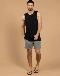 RVCA Escape Elastic Shorts Sage Leaf Clearance