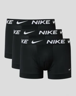 Nike Essential Micro Boxer Briefs 3 Pack Black/black/black New
