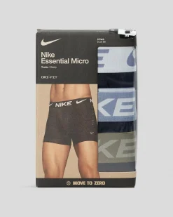 Nike Essential Micro Trunk 3 Pack Smokey Quartz Online
