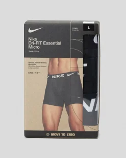 Nike Essential Micro Trunks 3 Pack Black/black/black Best