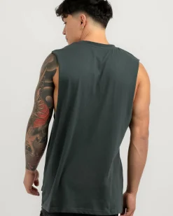 Lucid Essential Muscle Tank Petrol Outlet