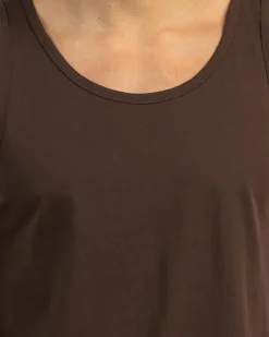 Lucid Essential Singlet Chocolate New
