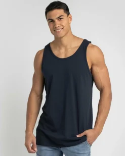 Lucid Essential Singlet Navy Online