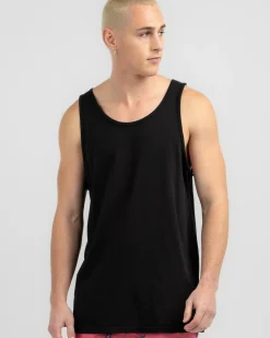 Lucid Essential Singlet Black Wash Discount