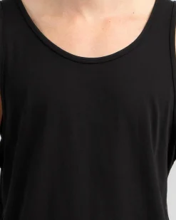 Lucid Essential Singlet Black Wash Discount