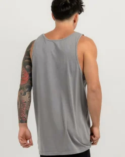 Lucid Essential Singlet Grey Wash Clearance