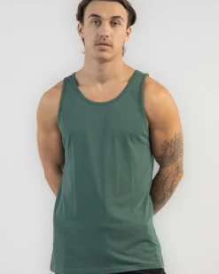 Lucid Essential Singlet Petrol New