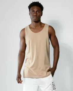 Lucid Essential Singlet Sand New