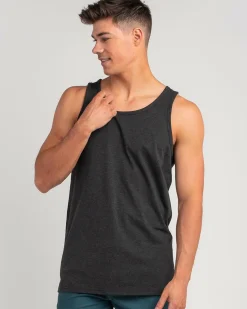 Lucid Essential Singlet Char Marle Hot
