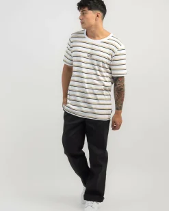 Lucid Essential Stripe T-Shirt White Best