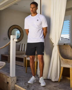 adidas Essential Woven Shorts Black/white Sale